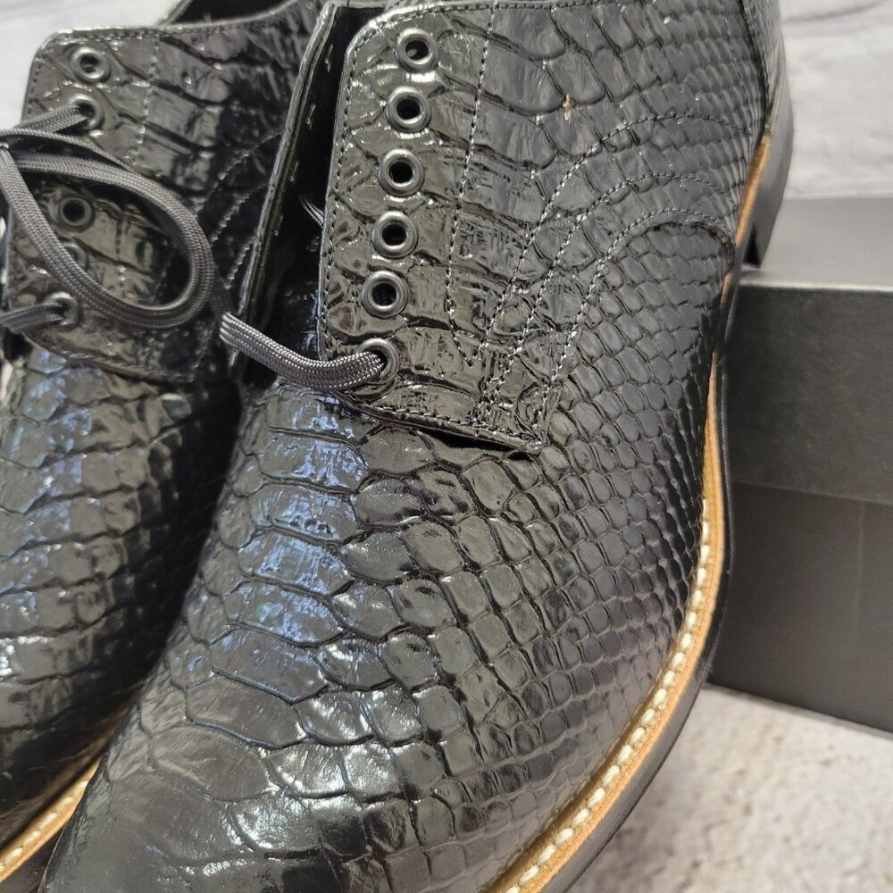 Stacy Adams Madison Anaconda Plain Toe Oxford - Picture 3 of 11